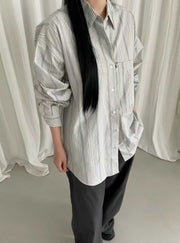 Linear Oversized Shirt