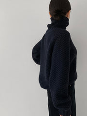 Joy Wool Cashmere Turtleneck