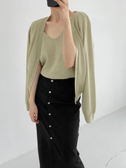 Soar Cardigan Cami Set (PREORDER)