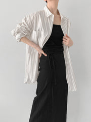 Textured Came Skirt