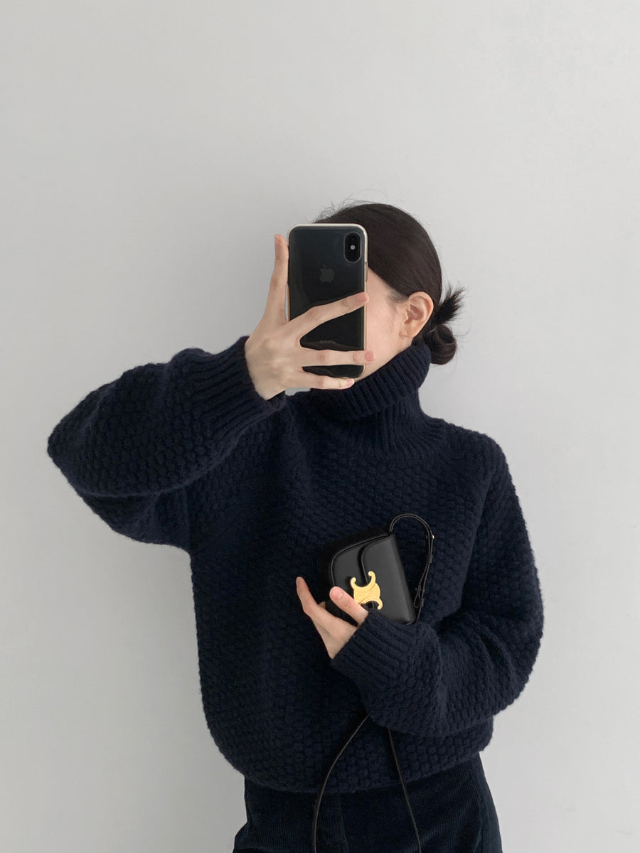 Joy Wool Cashmere Turtleneck