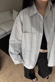 Linear Oversized Shirt