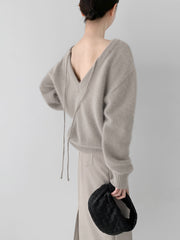 Angora Back Knit