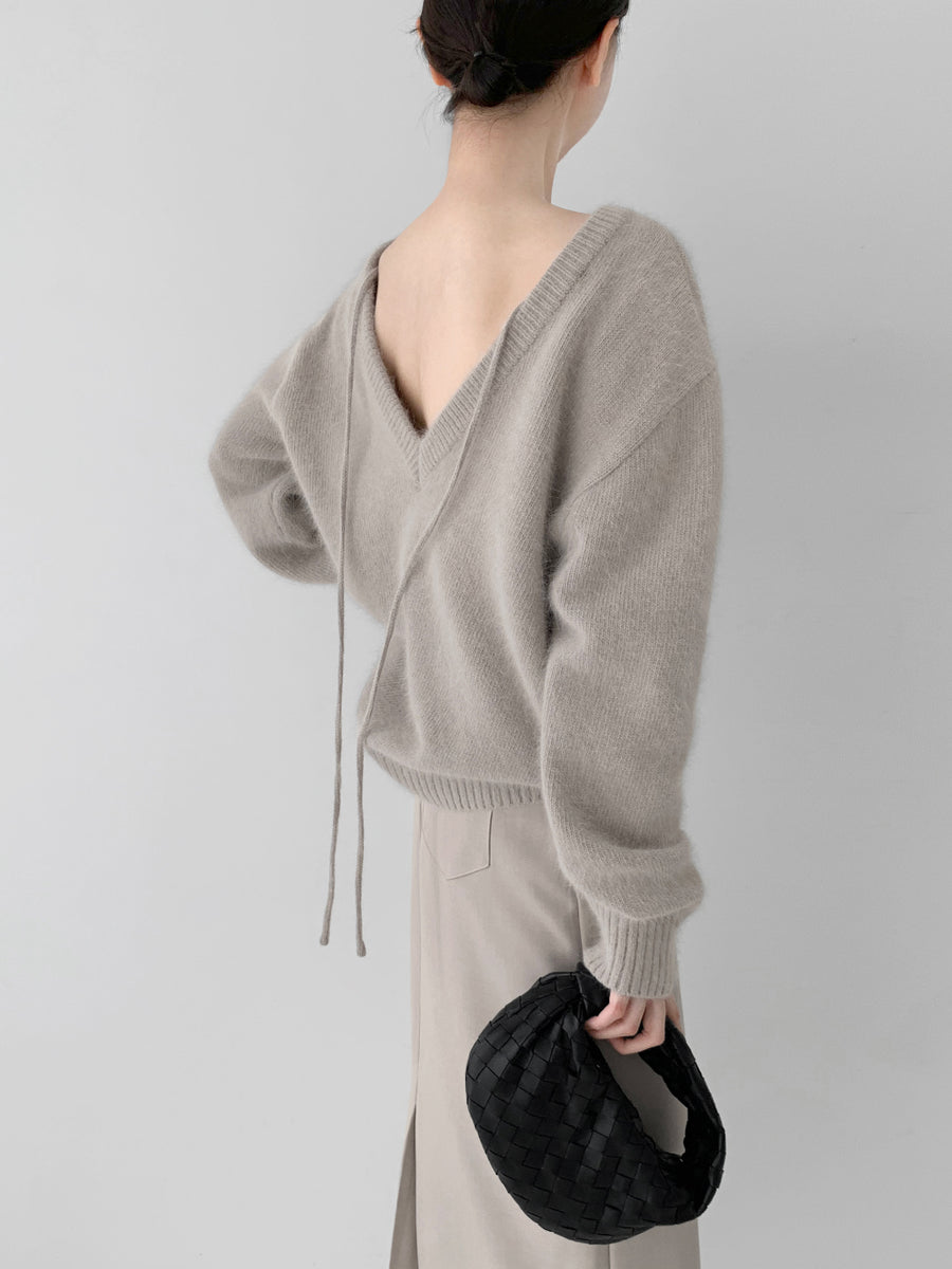 Angora Back Knit