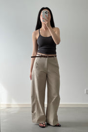 Belted Cup Slacks (PREORDER)