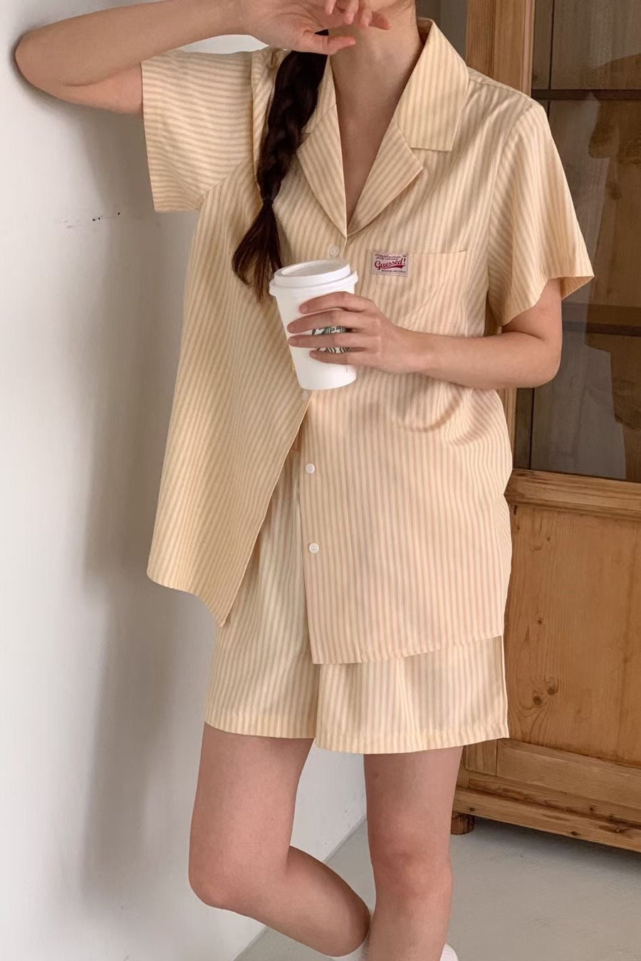 Slow Morning Stripe Pyjama Set – Short