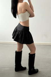 Denim Puff Skort (PREORDER)