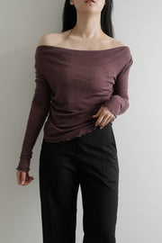 Sophisticated Off Shoulder Top (PREORDER)