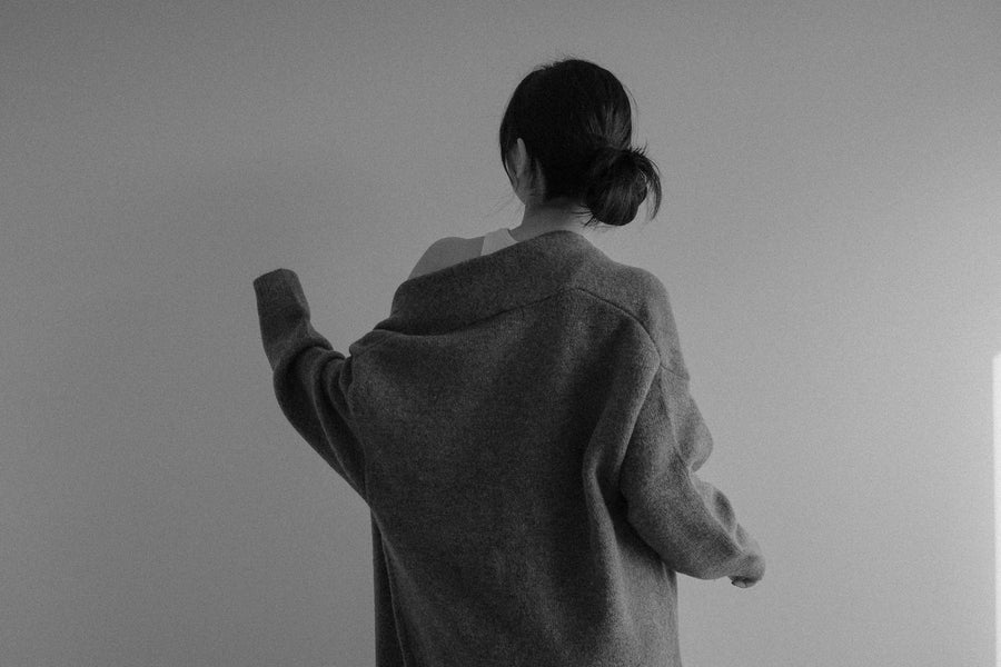 Alpaca Blend Long Cardigan