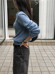 Wool Collar Knit