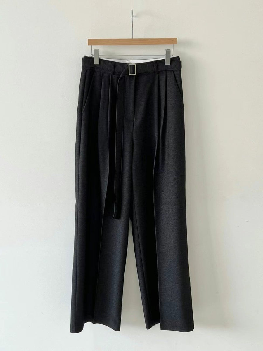 Denim Belt Slacks