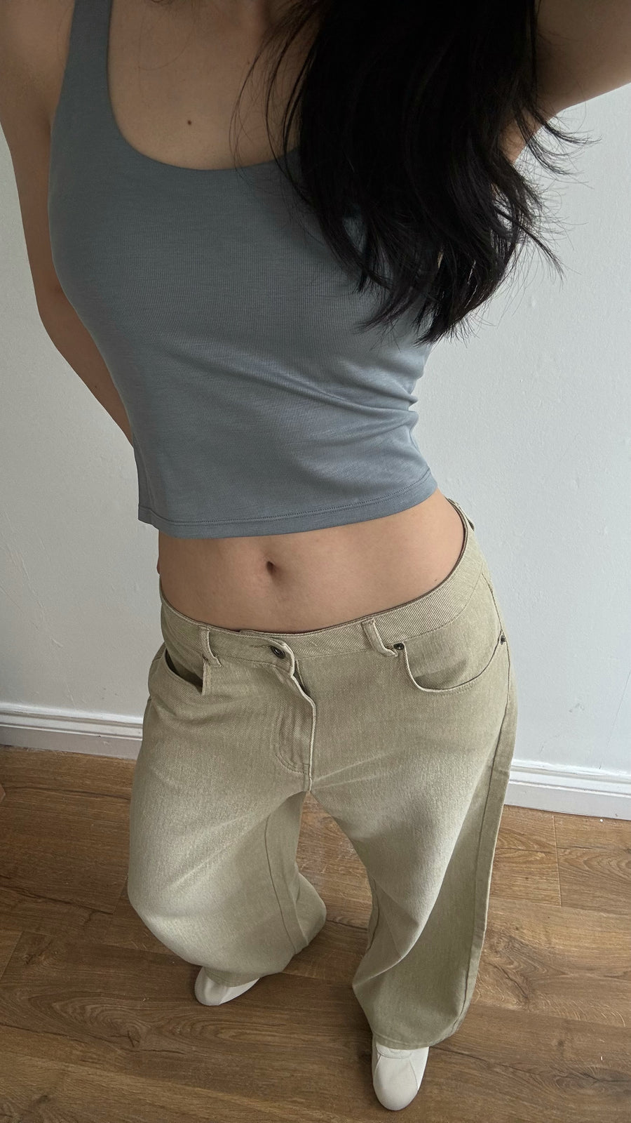 by DOE - Washed Twill Straight-leg Jeans