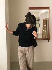 Wool Collar Knit
