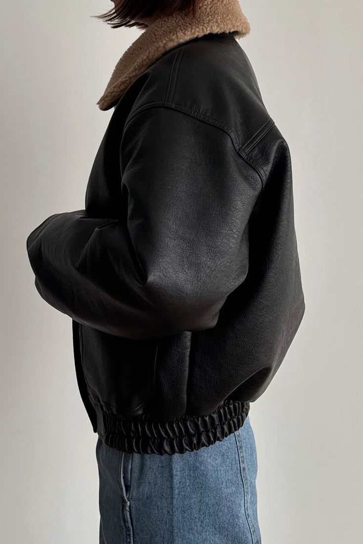 Shearling Leather Jacket