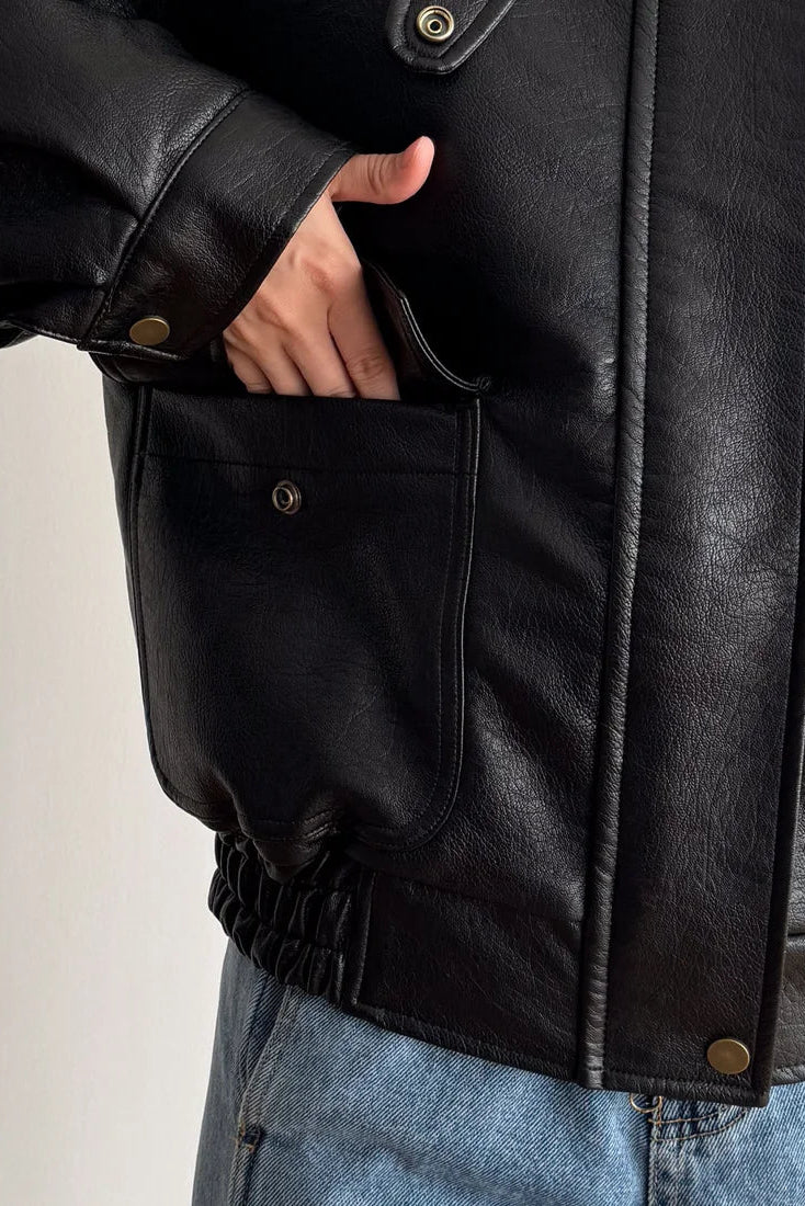 Shearling Leather Jacket