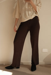 Wide Leg Knitted Pant