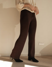 Wide Leg Knitted Pant