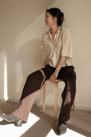 Wide Leg Knitted Pant