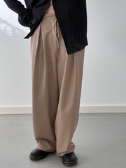 by DOE - Drawstring Pleated Suit Trousers