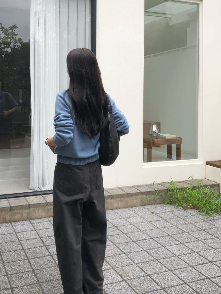 Wool Collar Knit