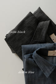 Denim Puff Shirt