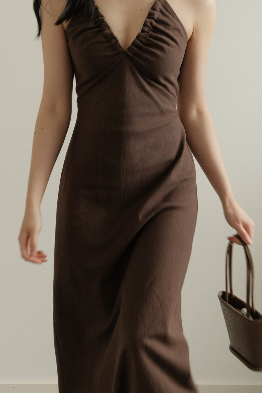 Linen Tie-Back Dress