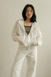 Striped Seersucker Windbreaker