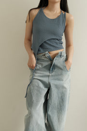 Layered Tie Cami Top (PREORDER)