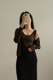 Softline Cami Cardigan Set