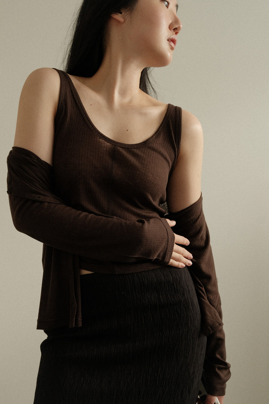 Softline Cami Cardigan Set