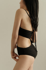 Contour Cutout Knitted Swimsuit (PREORDER)