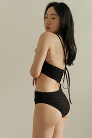 Contour Cutout Knitted Swimsuit (PREORDER)