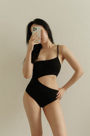Contour Cutout Knitted Swimsuit (PREORDER)