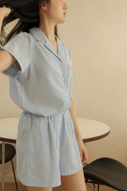 Slow Morning Stripe Pyjama Set – Short