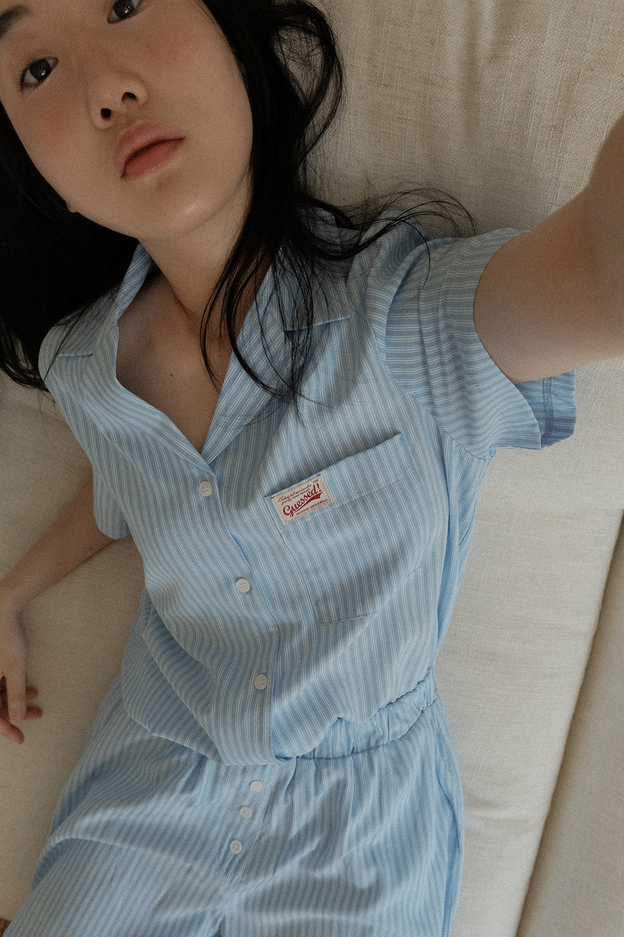 Slow Morning Stripe Pyjama Set – Short