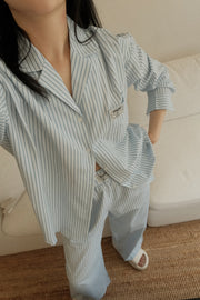 Slow Morning Stripe Pyjama Set – Long