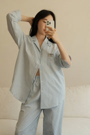 Slow Morning Stripe Pyjama Set – Long