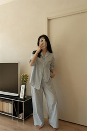 Slow Morning Stripe Pyjama Set – Long