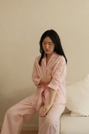 Slow Morning Stripe Pyjama Set – Long