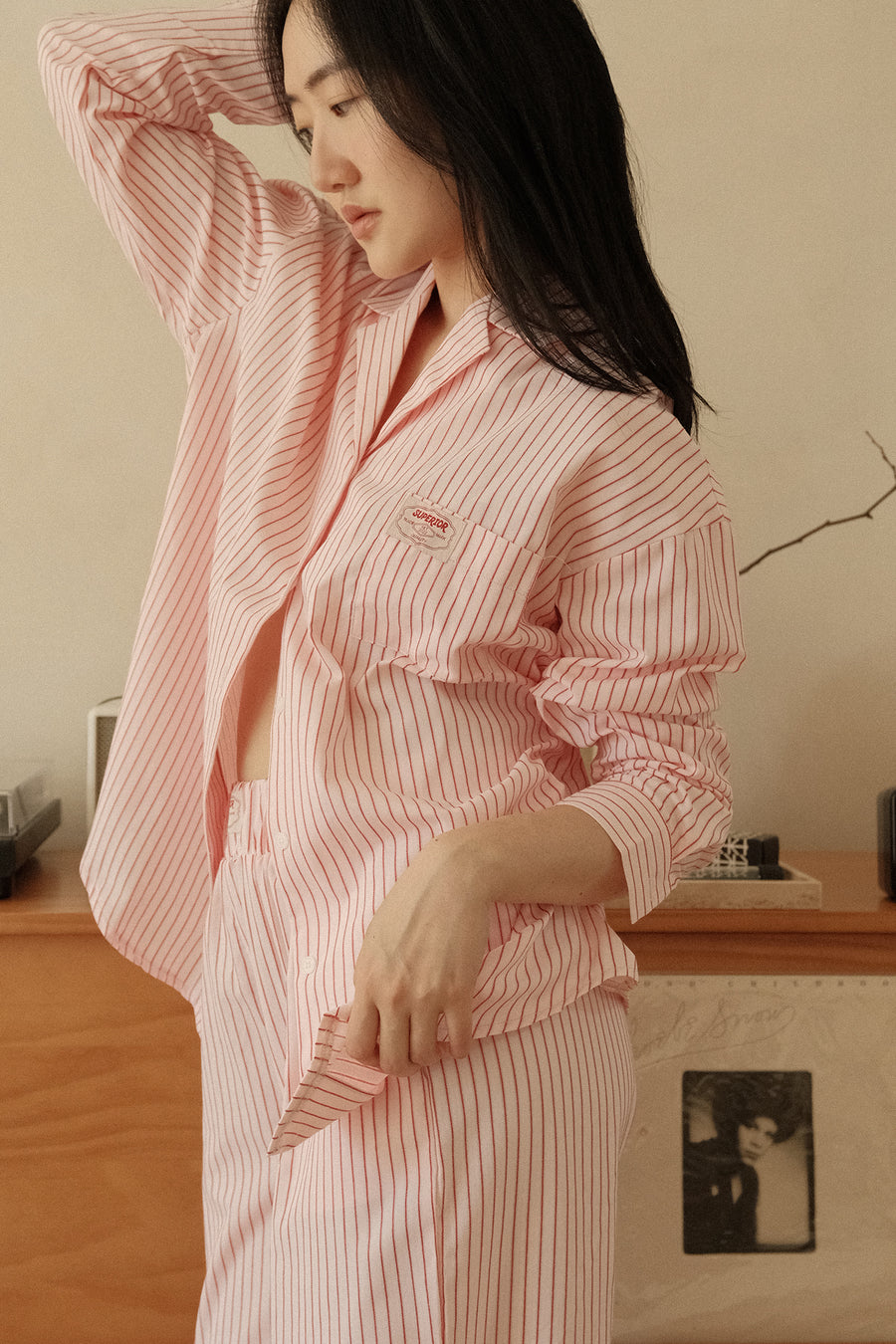 Slow Morning Stripe Pyjama Set – Long