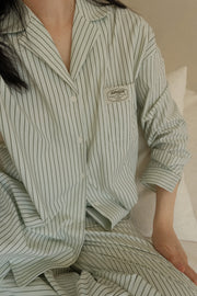 Slow Morning Stripe Pyjama Set – Long