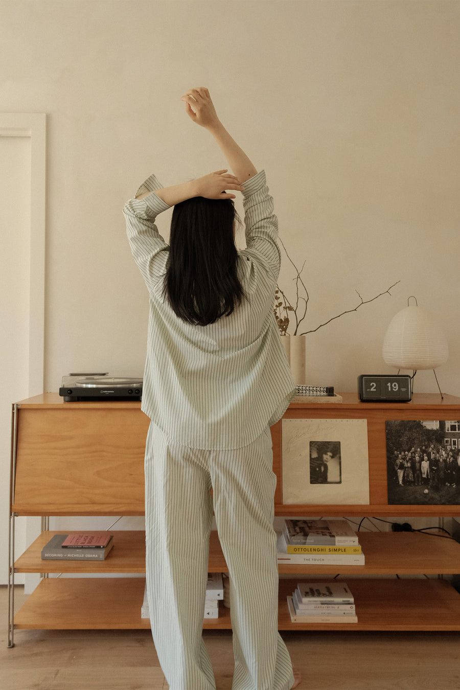 Slow Morning Stripe Pyjama Set – Long