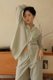 Slow Morning Stripe Pyjama Set – Long