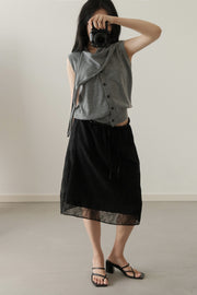 Whisper Textured Skirt (PREORDER)
