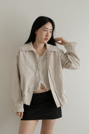 Clean Line Cotton Blouson