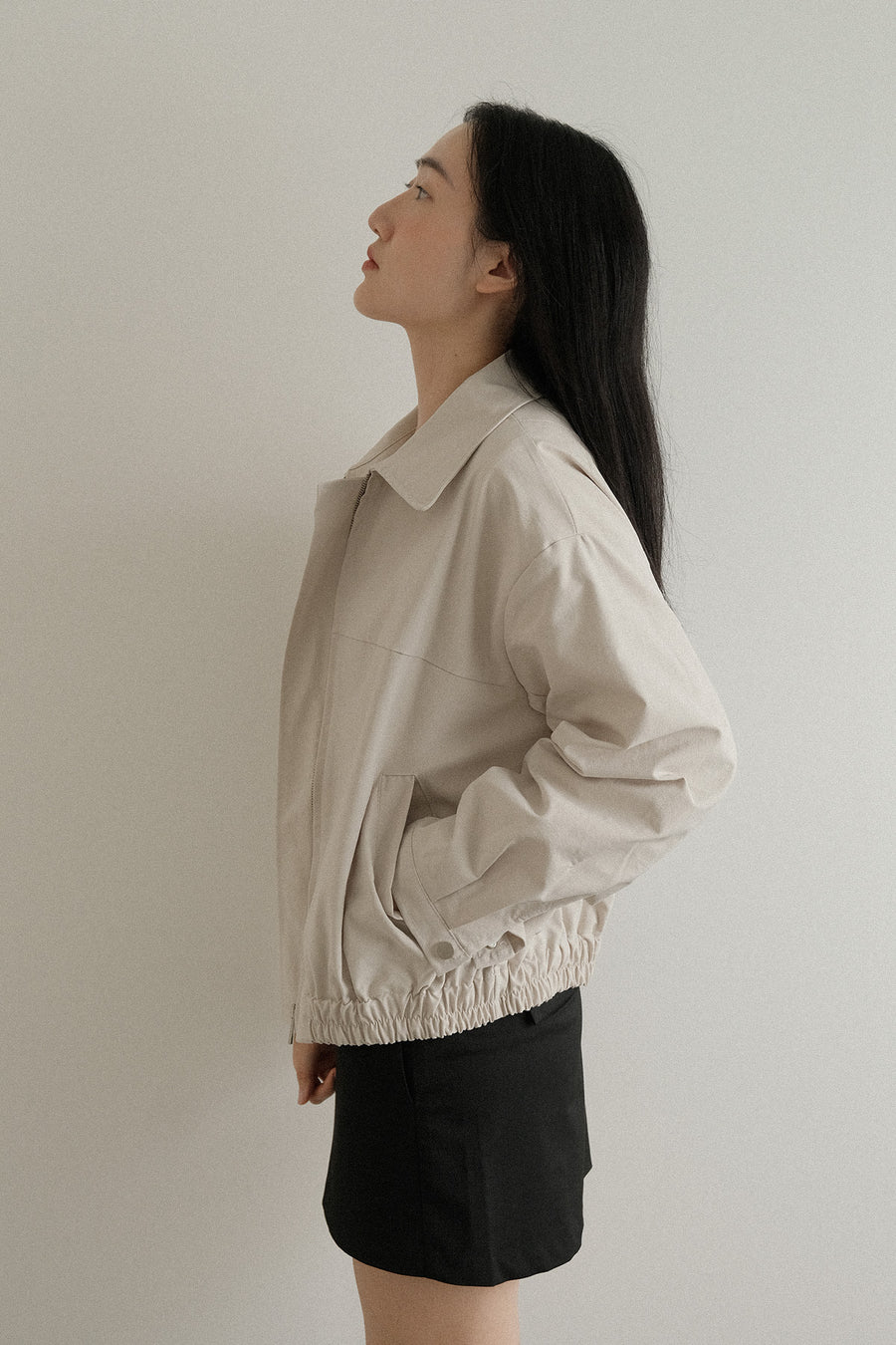 Clean Line Cotton Blouson
