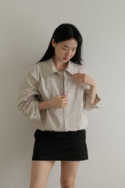 Clean Line Cotton Blouson