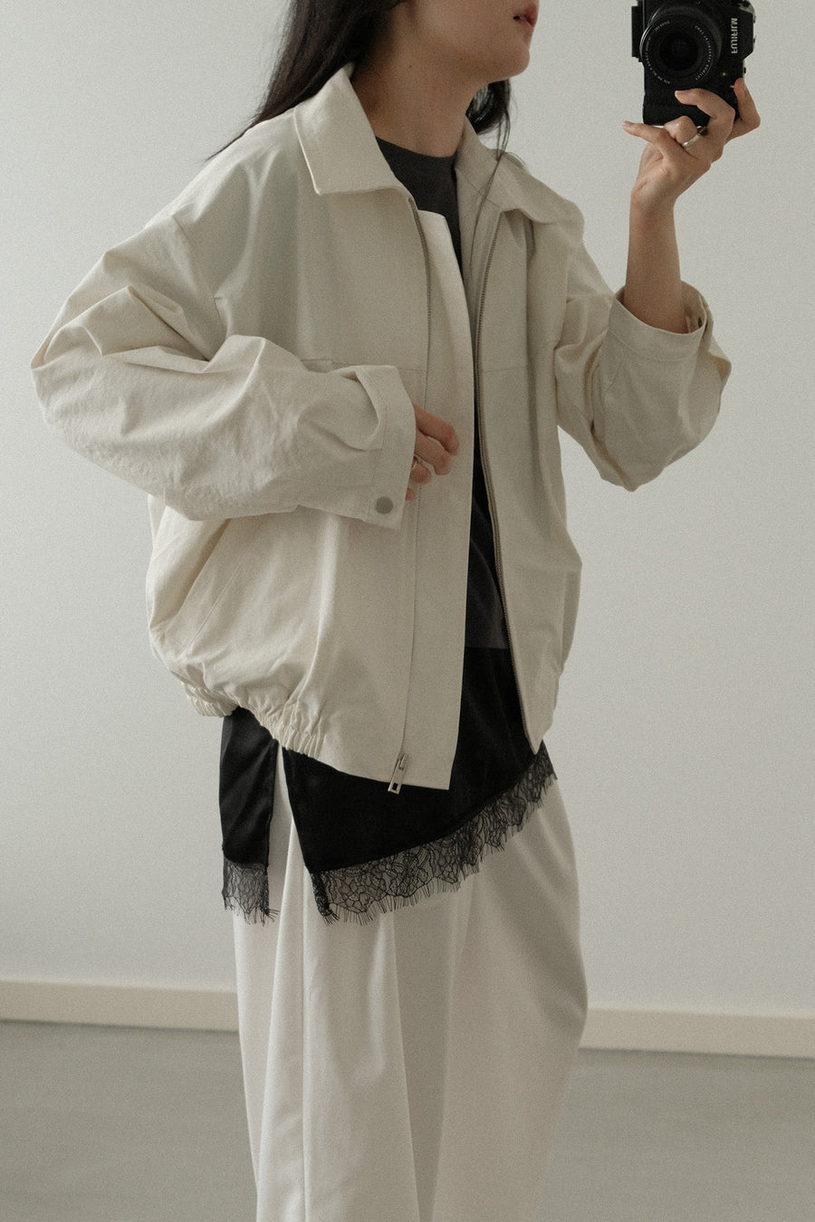 Clean Line Cotton Blouson
