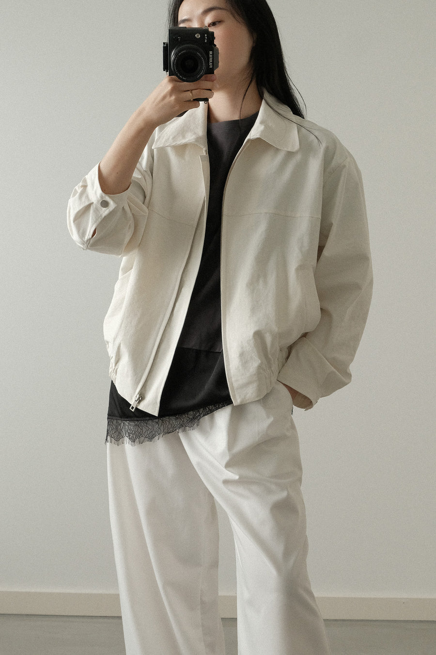 Clean Line Cotton Blouson