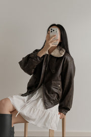 Shearling Leather Jacket